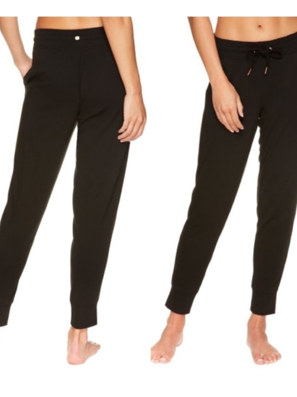 Gaiam Black Slim Jogger Lounge Pants